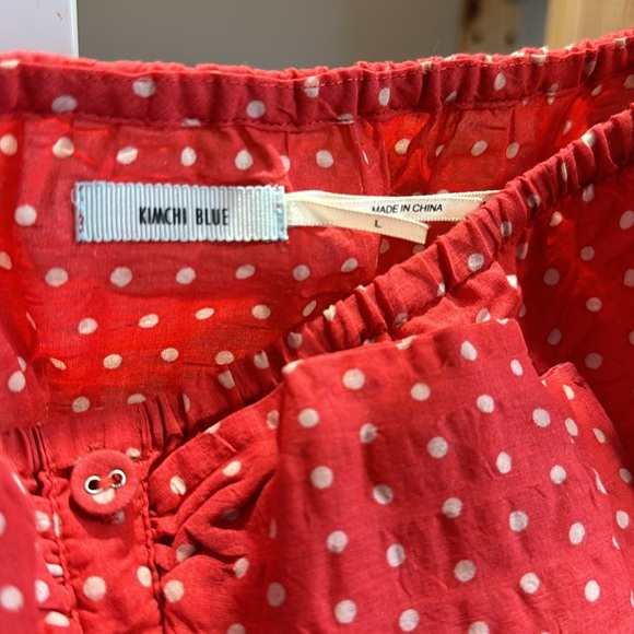 Y2K Vintage Urban Outfitters Strapless Seersucker Dotted Mini Dress - Picture 5 of 6